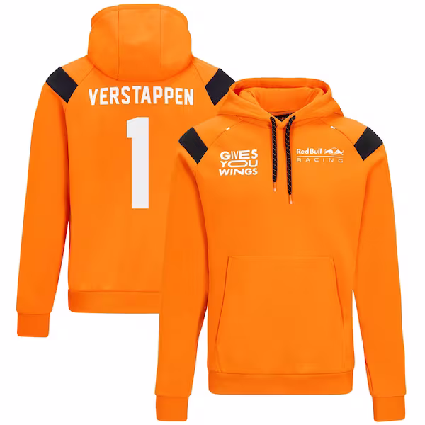 Oracle Red Bull Racing Max Verstappen Hooded Sweat - Orange