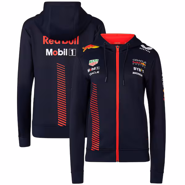 Oracle Red Bull Racing 2023 Full Zip Hoodie - Womens